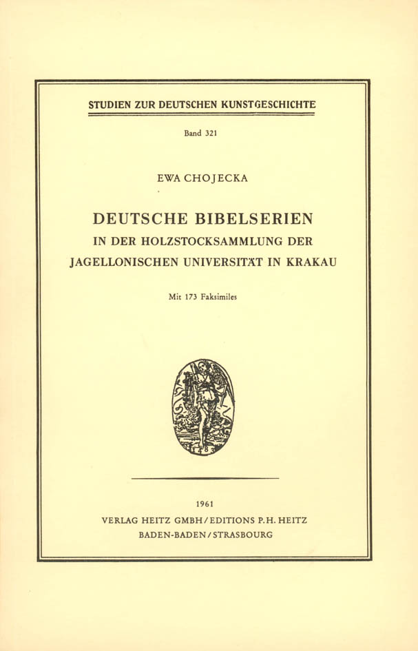 Studien zur deutschen Kunstgeschichte 321