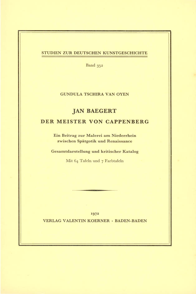 Studien zur deutschen Kunstgeschichte 352