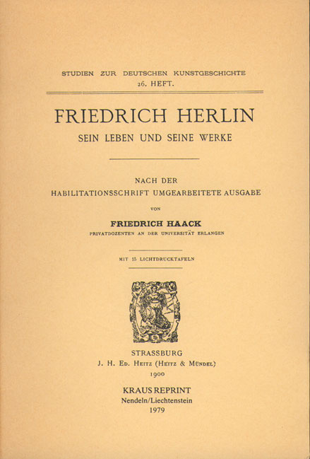 Studien zur deutschen Kunstgeschichte 26