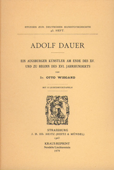 Studien zur deutschen Kunstgeschichte 43
